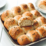 One Hour Garlic Herb Dinner Rolls