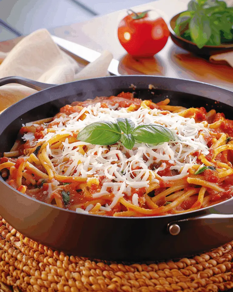 Pasta With Tomato Basil Sauce