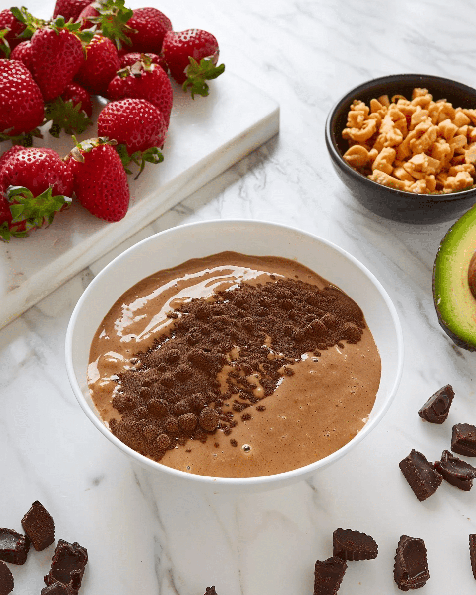 Peanut Butter Protein Smoothie Bowl