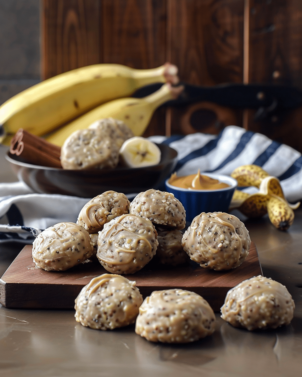 Peanut Butter And Banana Energy Bites