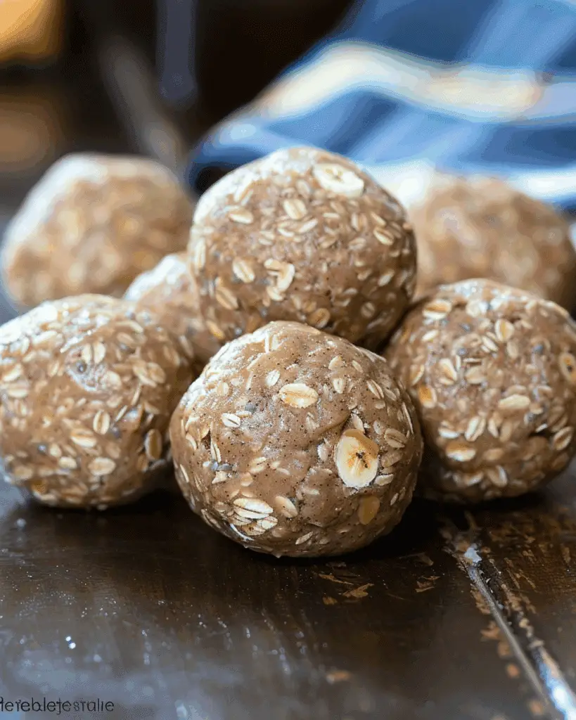 Peanut Butter And Banana Energy Bites