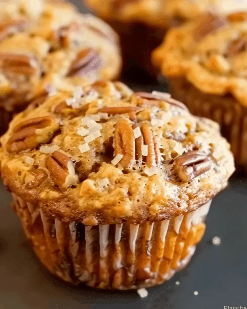 Pecan Pie Muffins With Brown Sugar