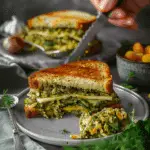 Roasted Vegetable Pesto Panini