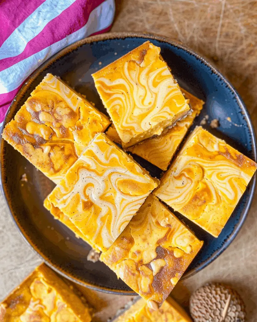 The Best Pumpkin Cheesecake Bars
