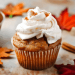 Pumpkin Cupcakes with Cream Cheese Frosting