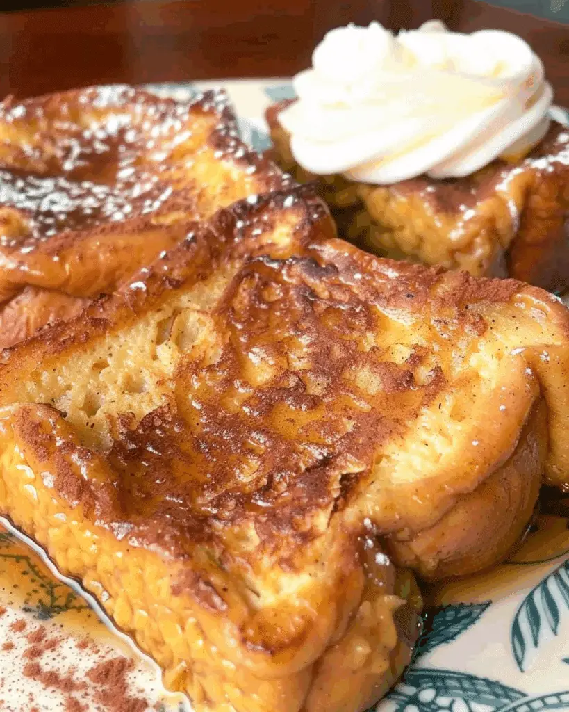 Pumpkin Spice French Toast Bake