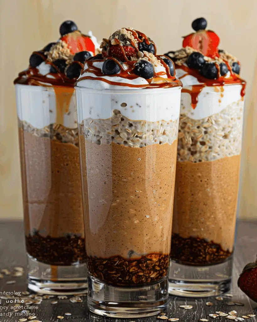 Quick & Creamy High Protein Overnight Oats
