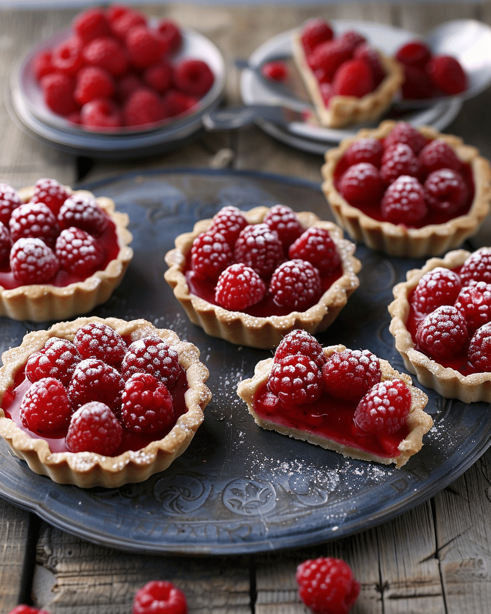 Fresh Raspberry Tartlets