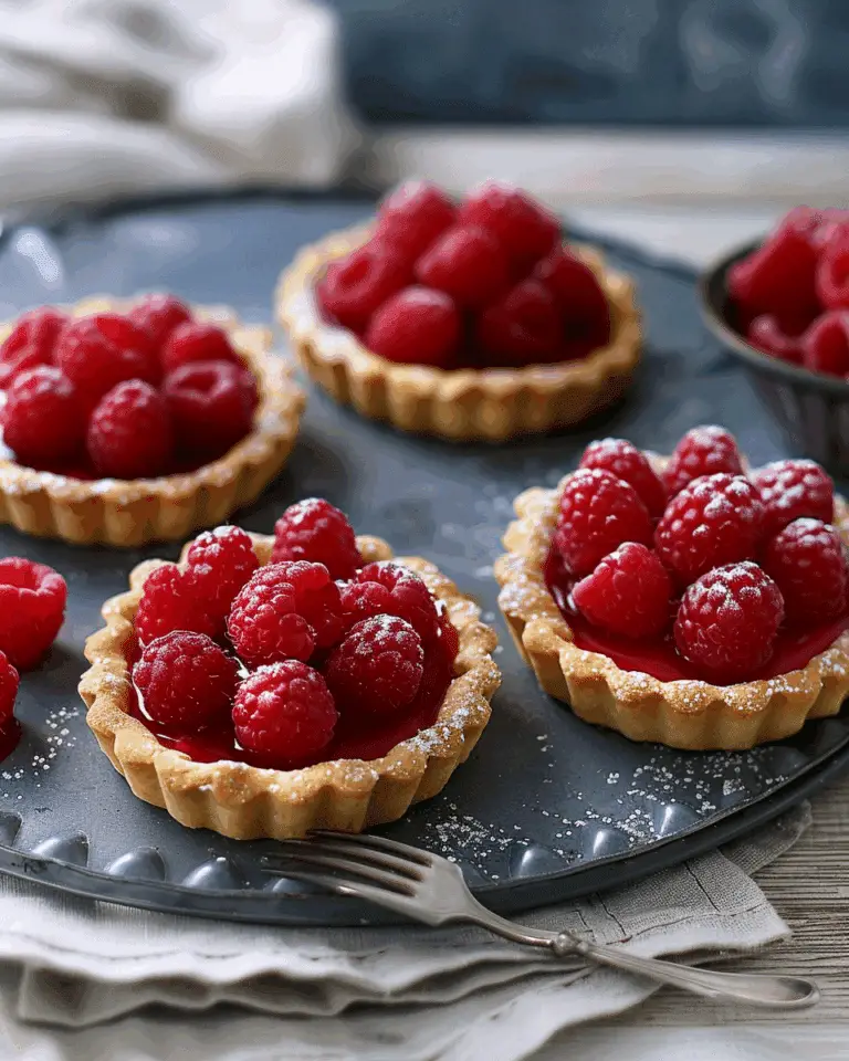 Fresh Raspberry Tartlets
