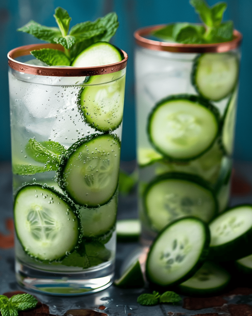 Refreshing Mint & Cucumber Detox Water