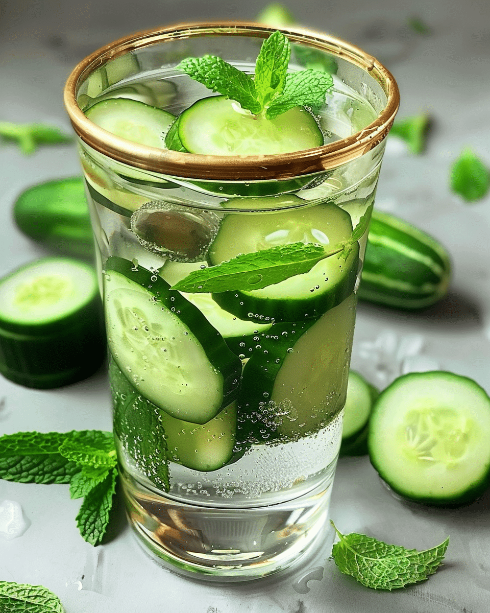 Refreshing Mint & Cucumber Detox Water