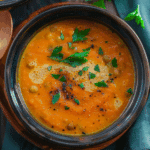 Roasted Carrot Lentil Soup