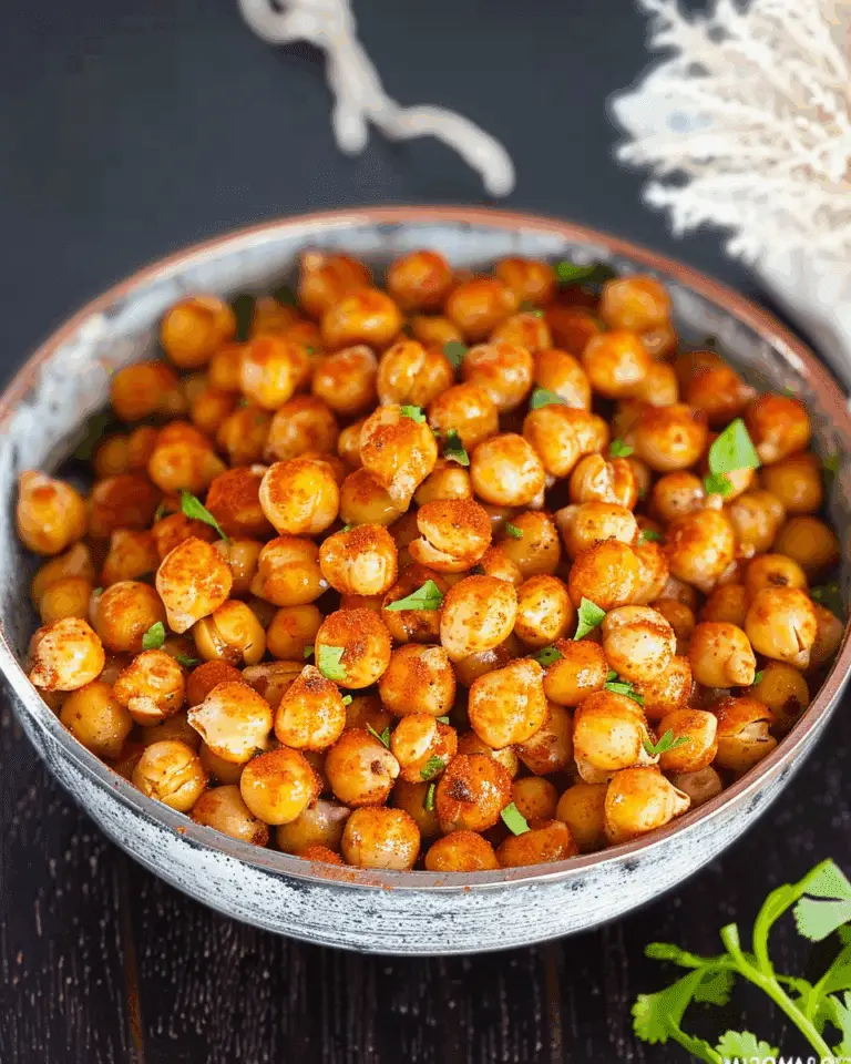 Roasted Garlic Paprika Chickpeas