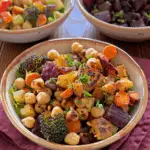 Roasted Root Veggie And Chickpea Power Bowl