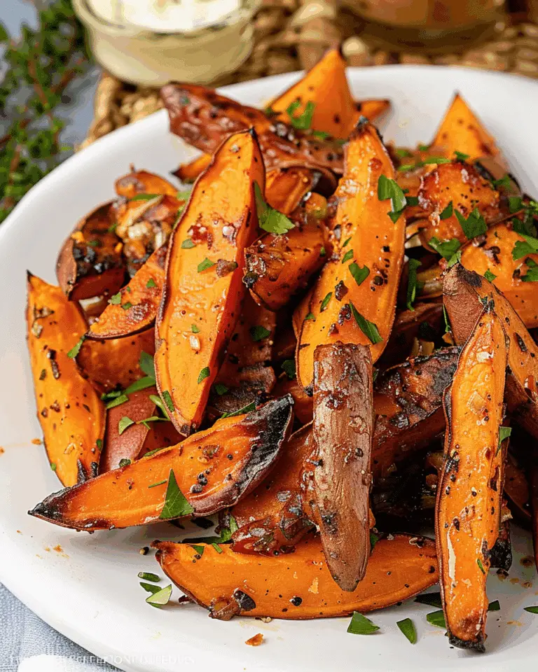 Roasted Sweet Potato Wedges