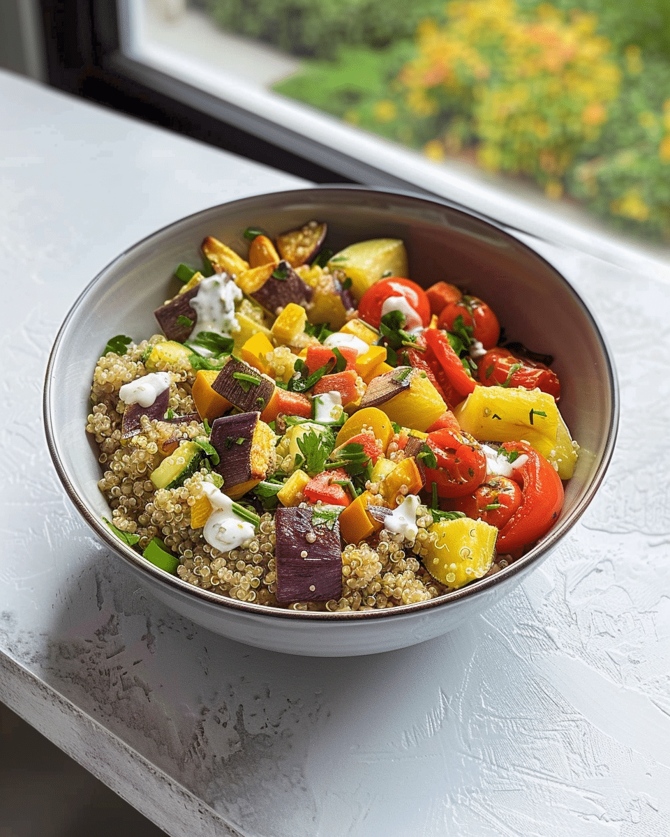 Roasted Vegetable Quinoa Bowl