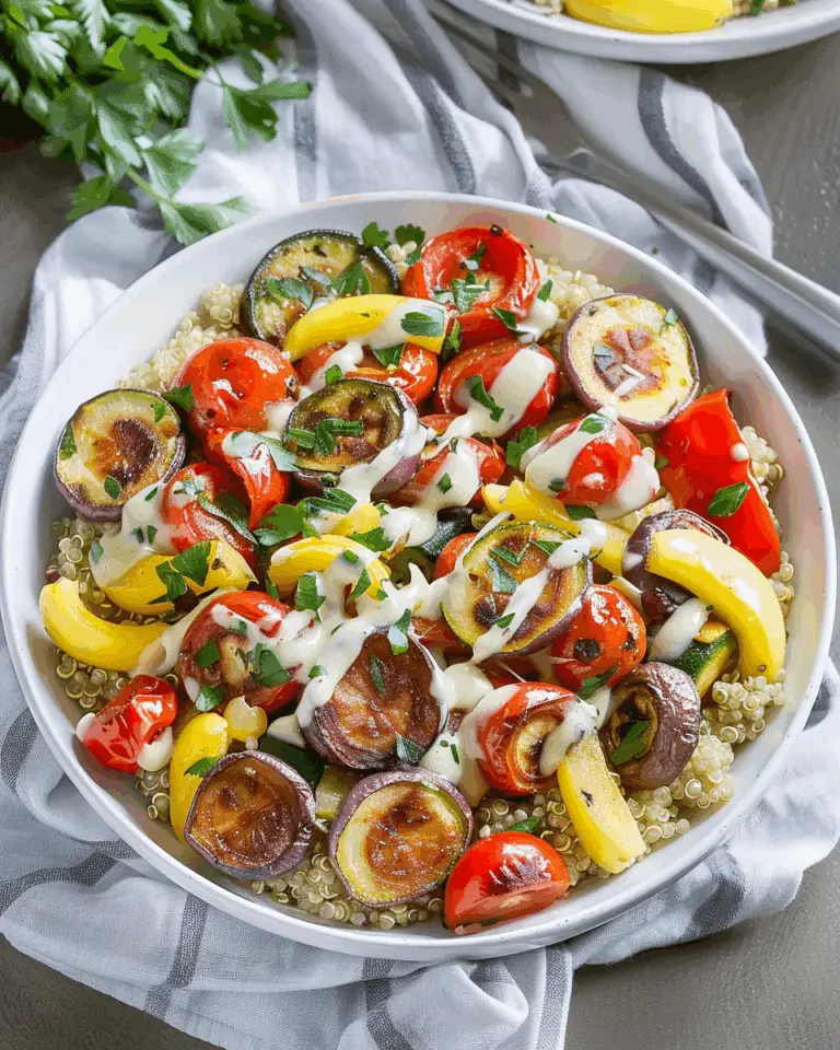 Roasted Vegetable Quinoa Bowl