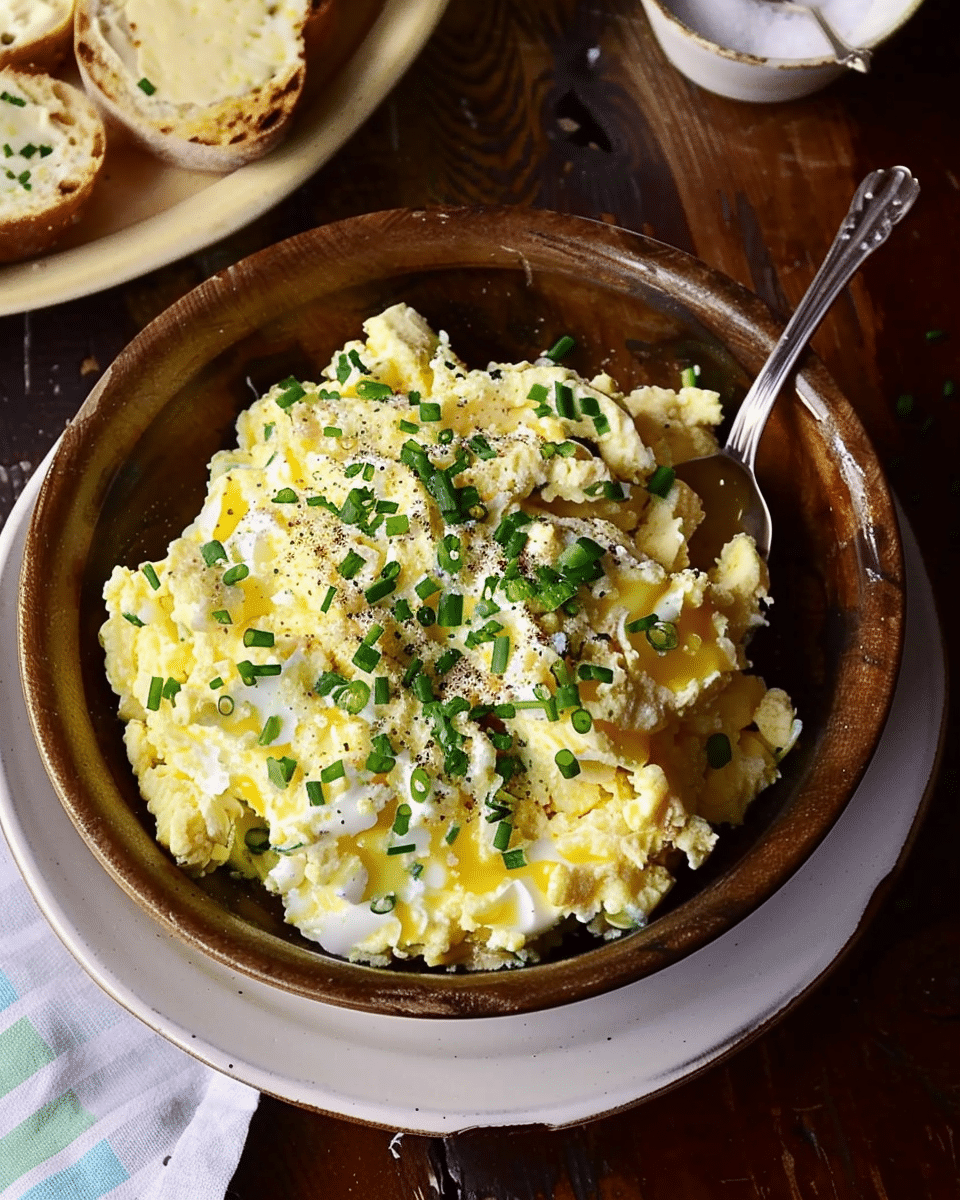 Scrambled Eggs with Cream Cheese