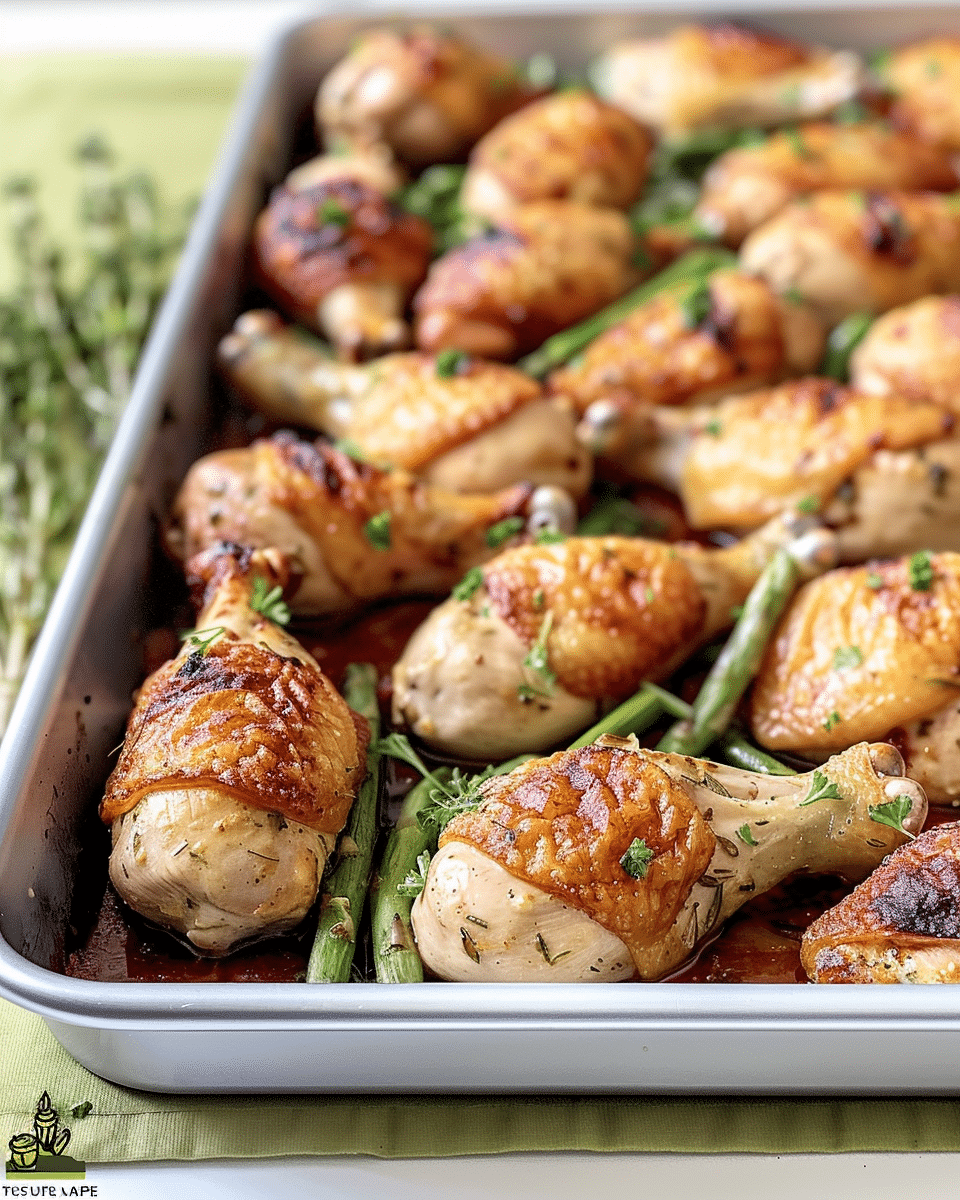 Sheet Pan Garlic Butter Chicken Meal