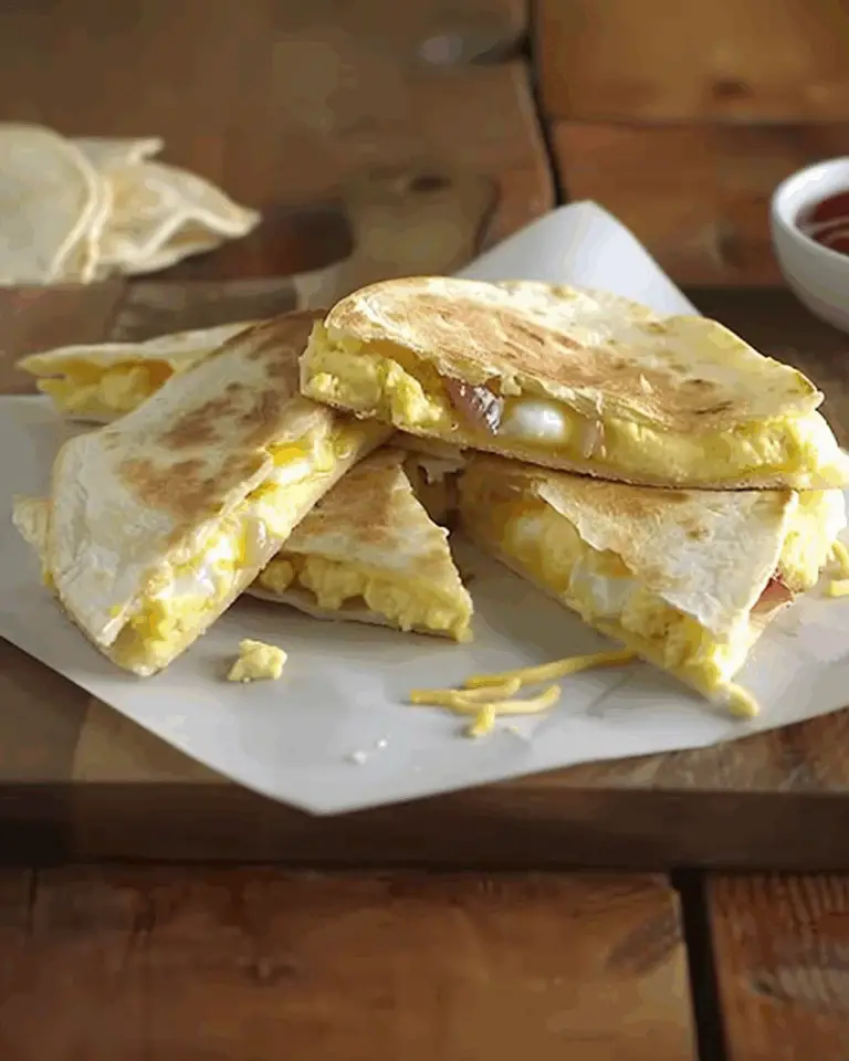 Simple Egg and Cheese Breakfast Quesadillas