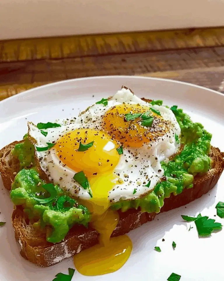 Simple Poached Egg and Avocado Toast