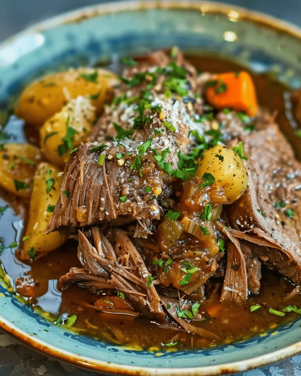 Slow Cooker Italian Pot Roast
