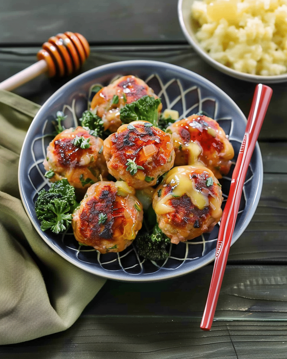 Smart Honey‑Garlic Turkey Meatballs