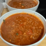 Spicy Tomato And Lentil Soup