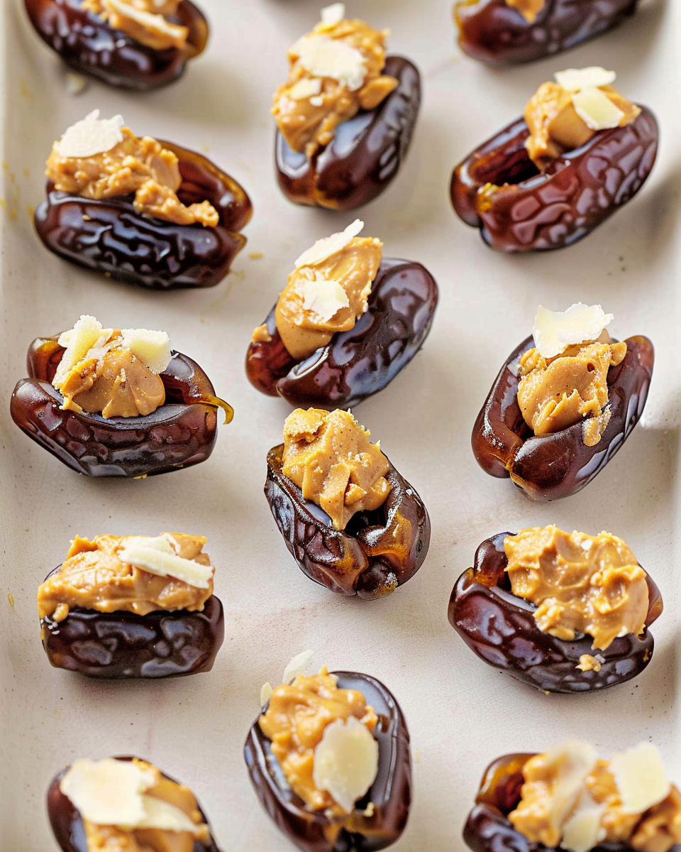 Stuffed Dates with Peanut Butter & Chocolate 5 Stuffed Dates with Peanut Butter & Chocolate