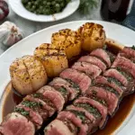 Surf & Turf Platter with Garlic Herb Butter