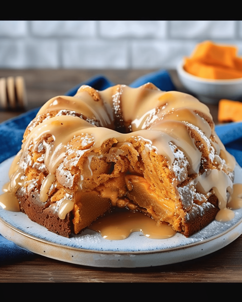 Sweet Potato Honey Bun Cake