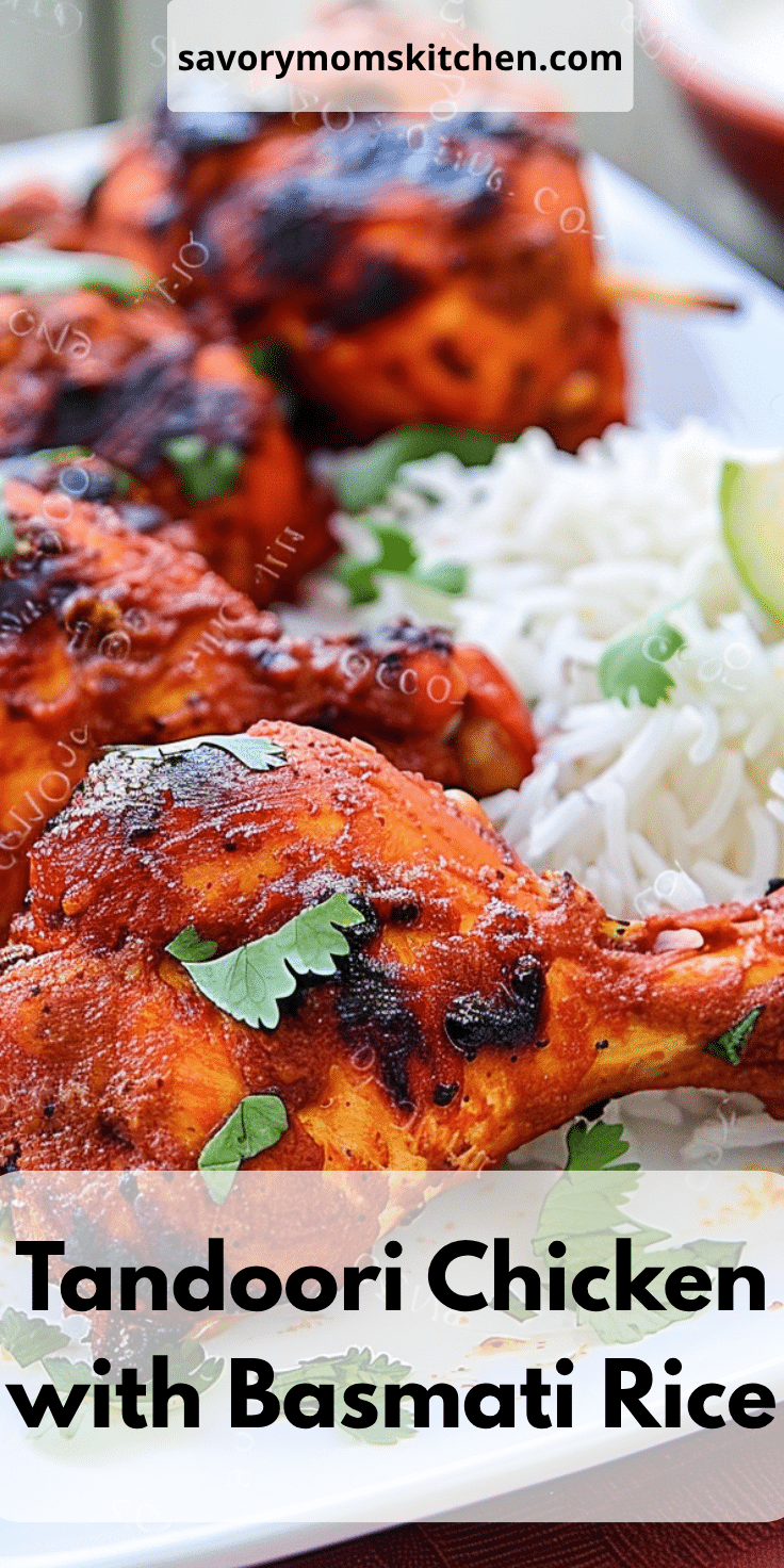 Tandoori Chicken with Basmati Rice | Savory Mom Kitchen