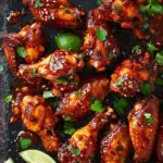 Sweet & Spicy Sriracha Baked Chicken Wings
