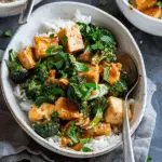 Tofu Broccoli Stir Fry With Garlic Ginger Sauce