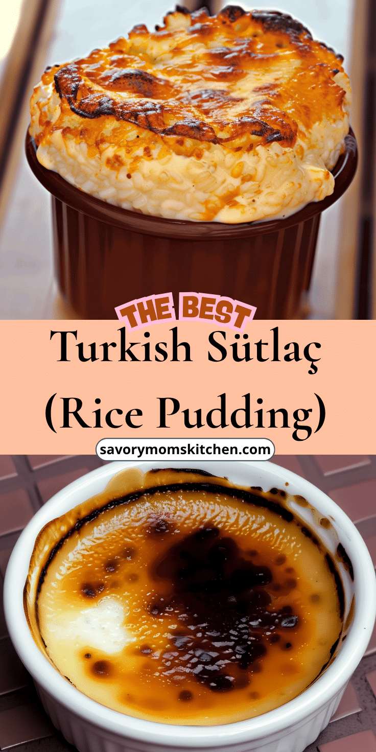 Tyrkisk Rispudding Sütlaç (Turkish Rice Pudding) | Savory Mom Kitchen