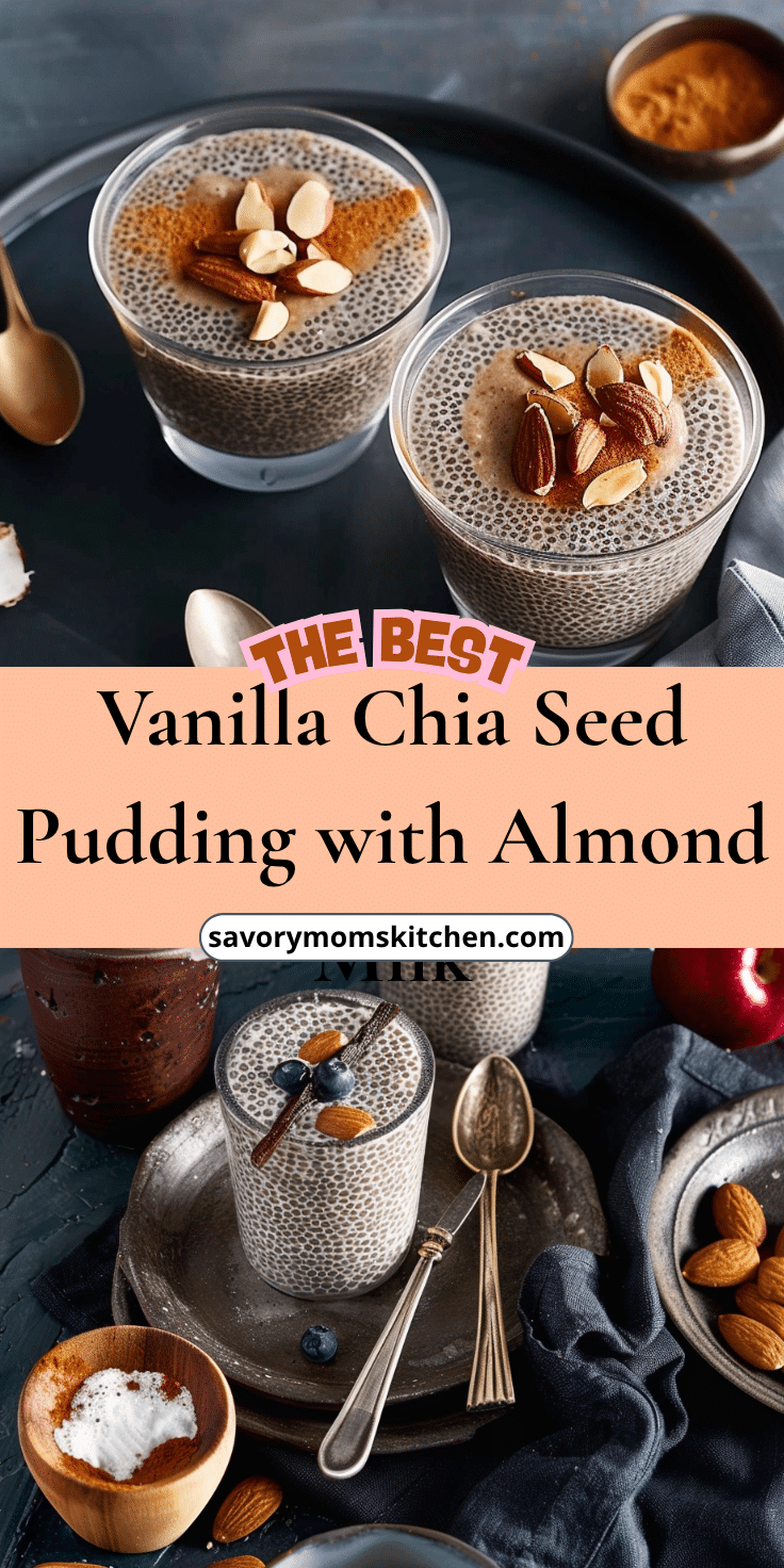 Vanilla Almond Chia Pudding | Savory Mom Kitchen