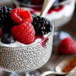 Vanilla Berry Chia Seed Pudding
