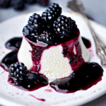 Vanilla Panna Cotta With Berry Sauce