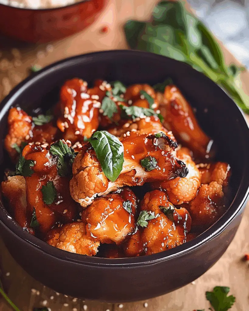 Gochujang Cauliflower Wings