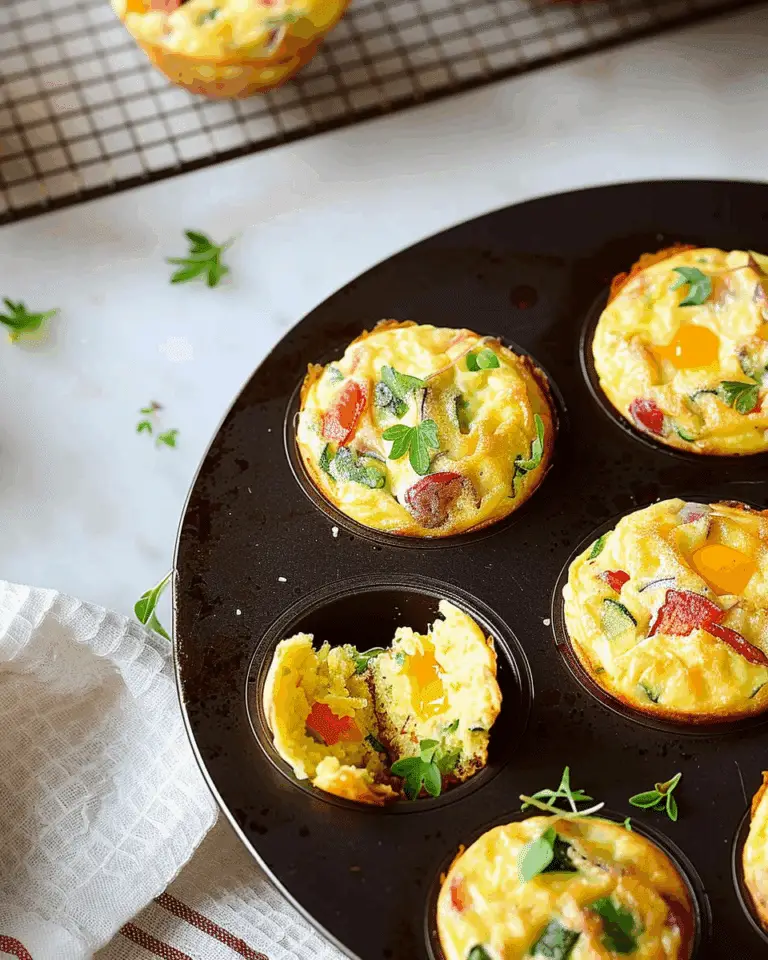Vegetable Egg Frittata Muffins