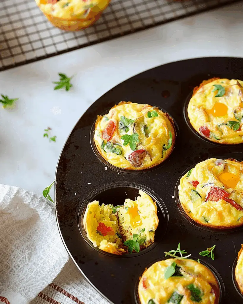 Vegetable Egg Frittata Muffins