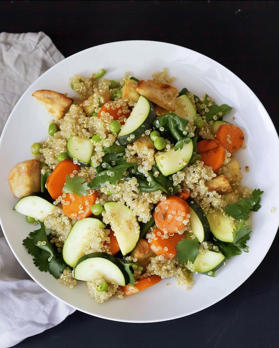 Vegetable Quinoa Stir Fry