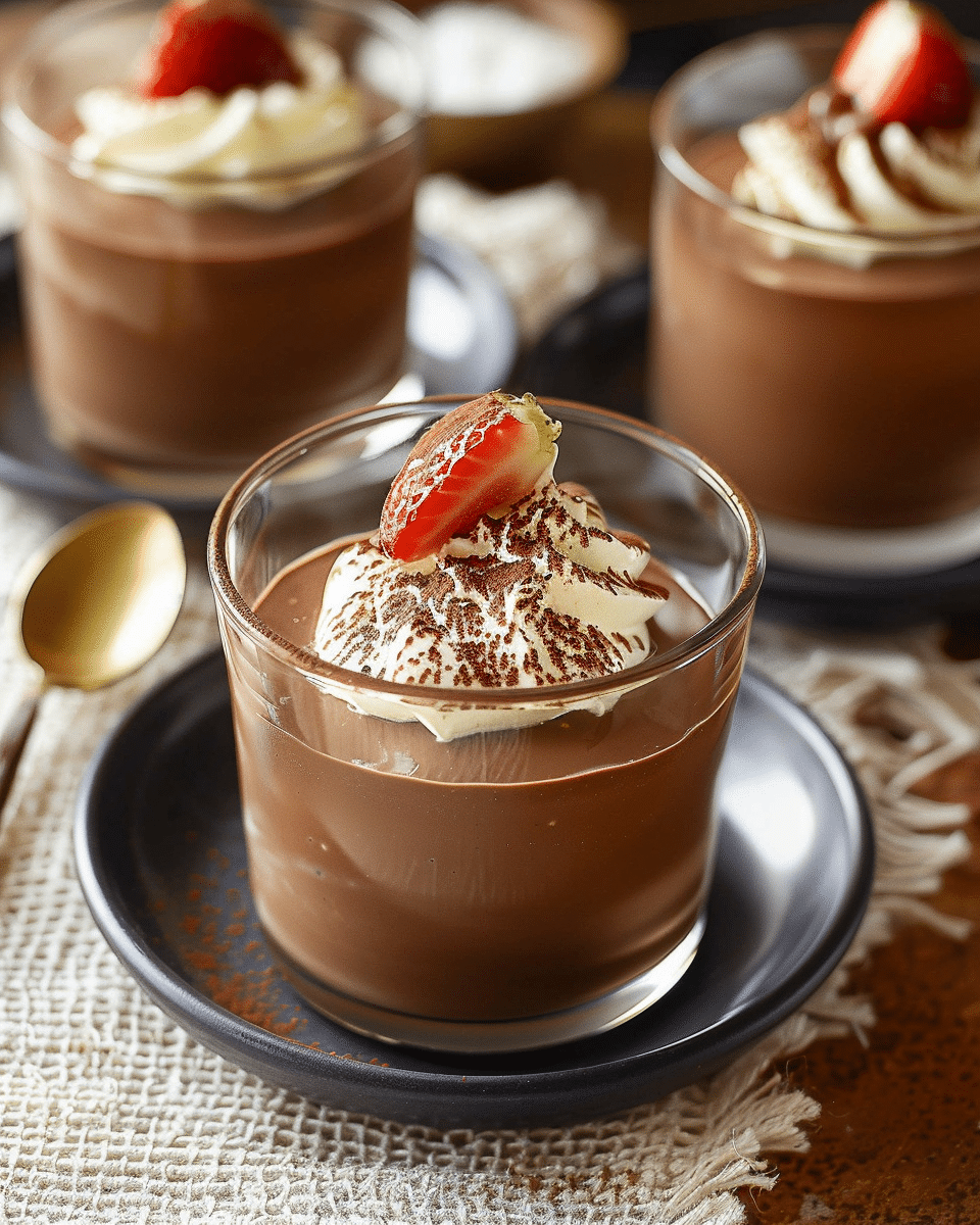 Whipped Greek Yogurt Chocolate Mousse