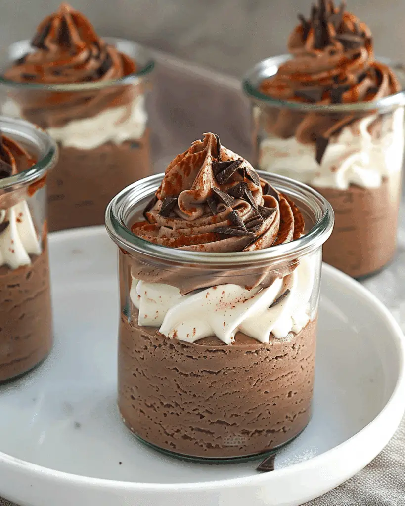 Whipped Greek Yogurt Chocolate Mousse