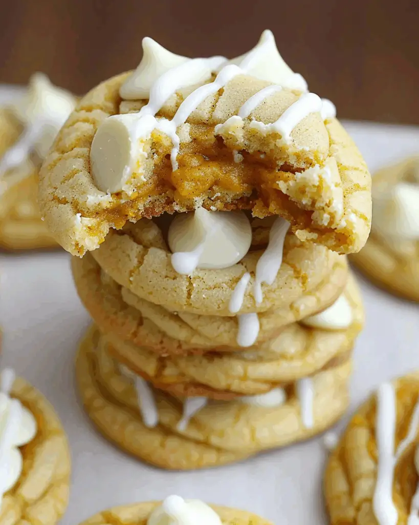 White Chip Pumpkin Delight Cookies