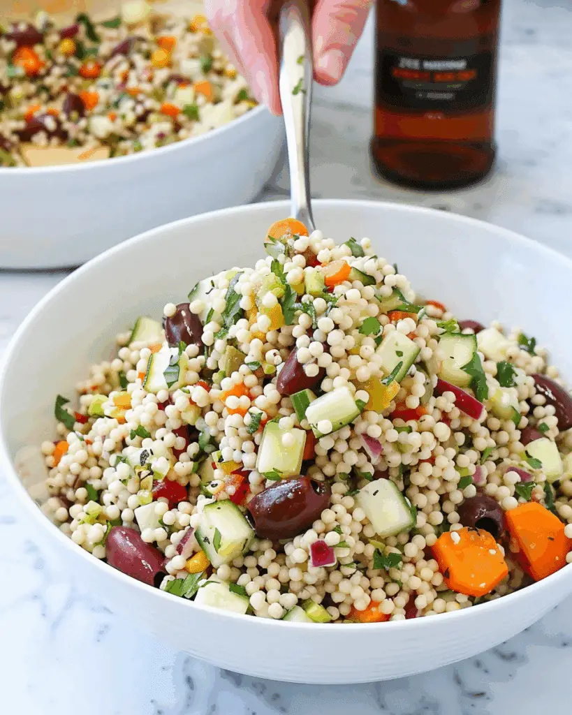 Zesty Mediterranean Couscous Salad