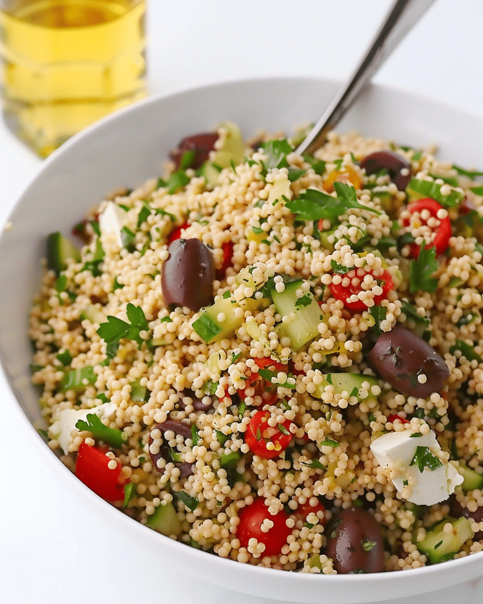 Zesty Mediterranean Couscous Salad
