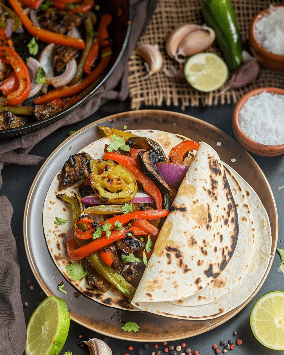 Zesty Vegetable Fajitas