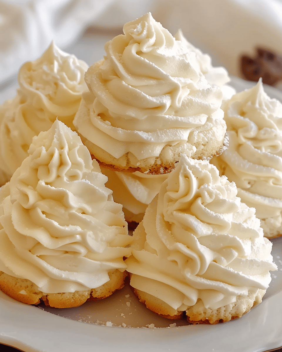 Almond Dacquoise Cream Clouds