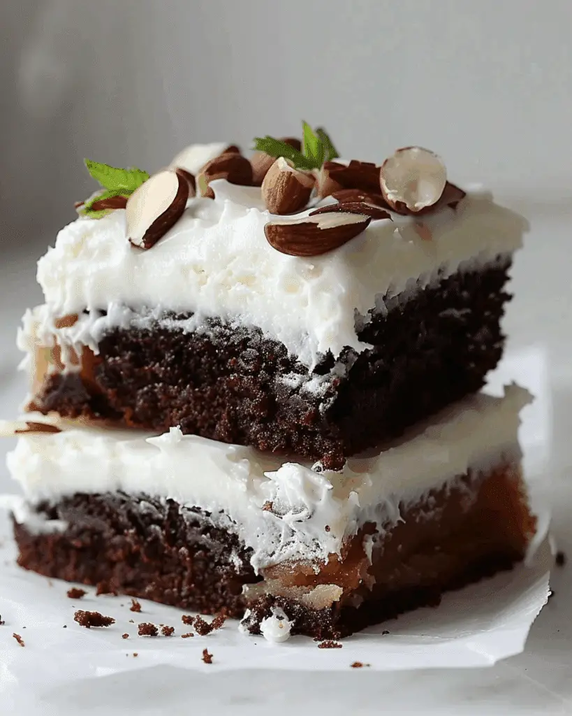 Almond Joy Cake Bars